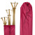 Flower Stand Cover - small, red