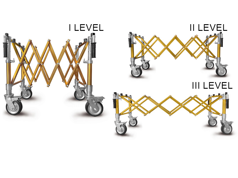 scissor lift funeral cart
