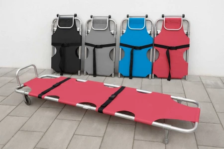 STANDARD stretcher with footrest – professional equipment for funeral homes