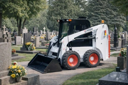 Mechanising Cemetery Operations – How to Choose the Right Compact Loader for Cemetery Maintenance and Management