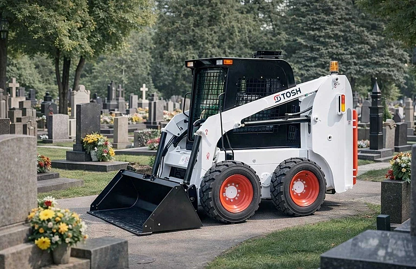 Mechanising Cemetery Operations – How to Choose the Right Compact Loader for Cemetery Maintenance and Management