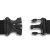 Straps for stretcher with plastic buckle