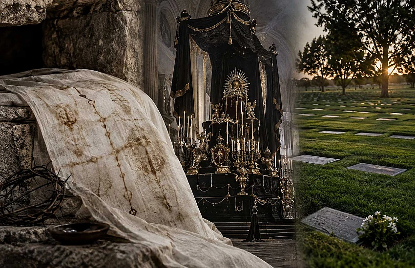 The Earth We Are Not Meant to See. A Cultural History of Covering the Open Grave – From the Pall to the American Grave Cover