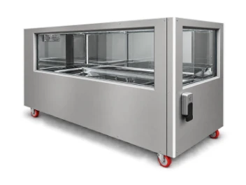 Refrigerated catafalque with glass top 2 bodies
