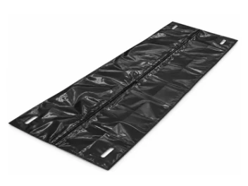 Black body bag with straight zipper – 160 kg