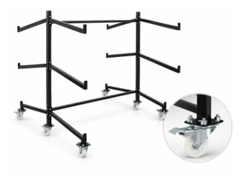 6-Coffin storage rack with wheels