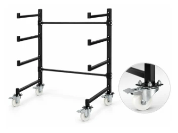 4-Coffin storage rack with wheels