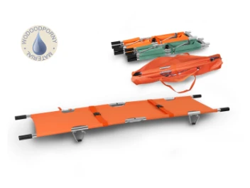 Folding stretchers with a bag