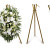Wreath stand, 100cm, gold