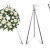 Wreath stand, 140cm, silver