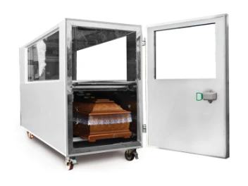 Refrigerated catafalque with glass top 2 bodies